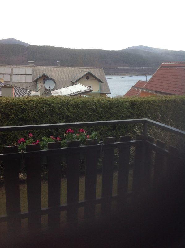 Blick vom Balkon